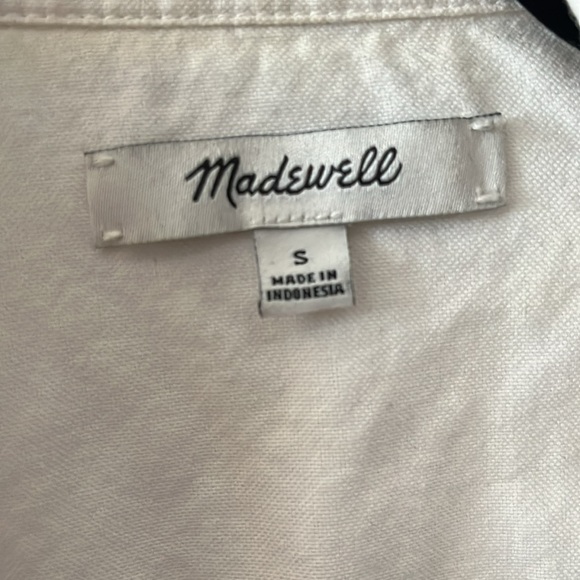 Madewell Tie-front Button down shirt - Picture 3 of 4